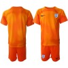 Conjunto (Camiseta+Pantalón Corto) Portero Inglaterra Mundial 2022 - Niño